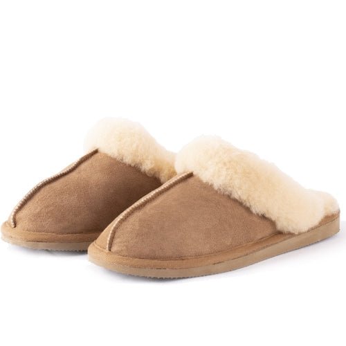 Produktbild 3 - Shepherd Jessica Fårskinnstofflor Chestnut