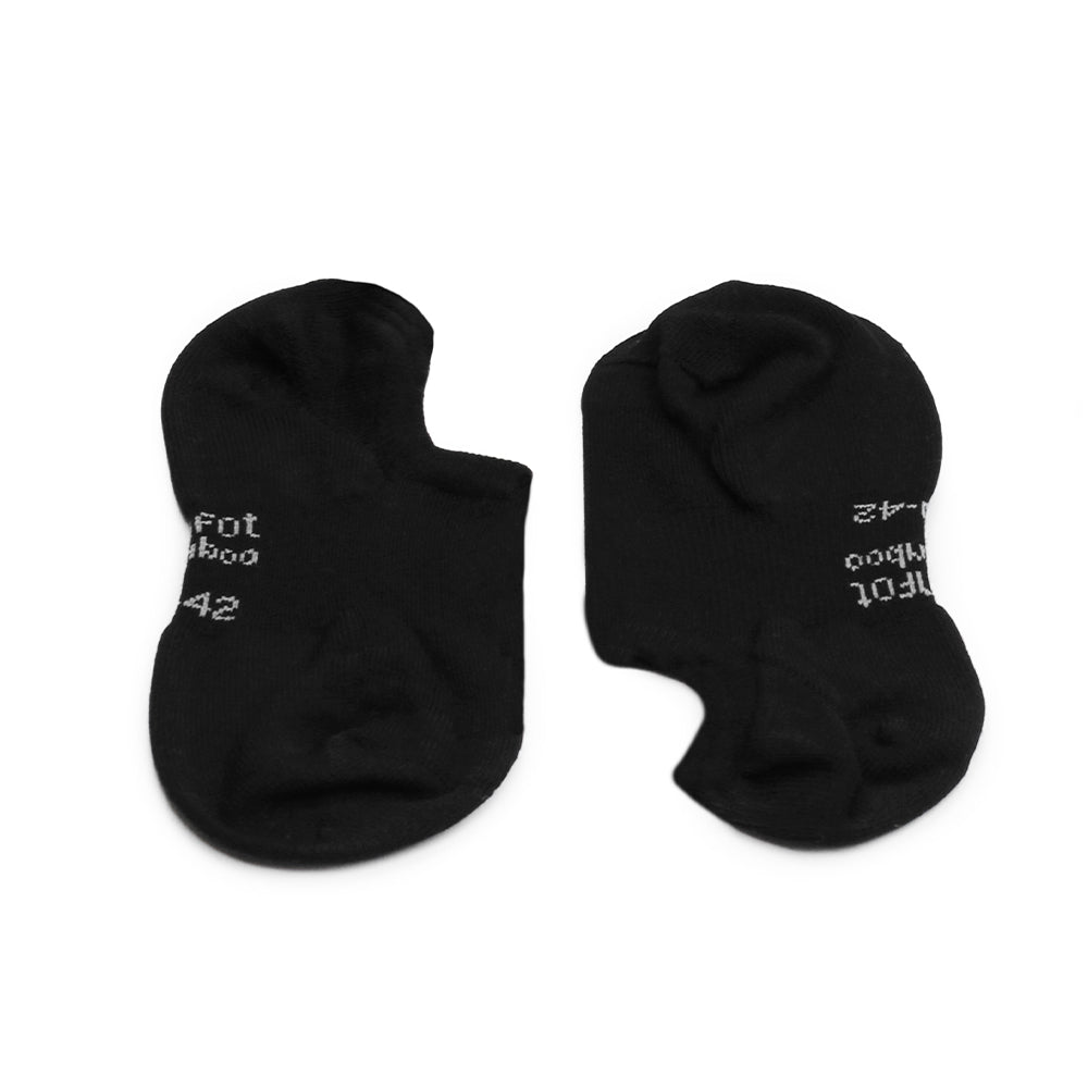 Minfot Ankelstrømper Bambus svart 1-pk