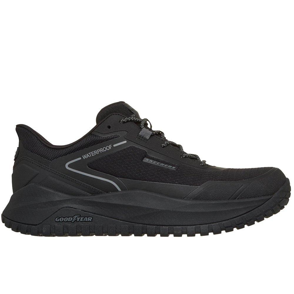 Skechers Badger Sneakers Herre Vanntette Slip-Ins Svart