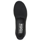 Skechers Seager Ballerinasko Dame Slip-Ins Svart