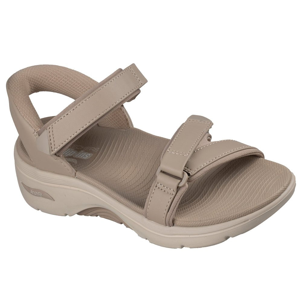 Skechers Go Walk Sandaler Dame Arch Fit 2.0 Slip-Ins Taupe