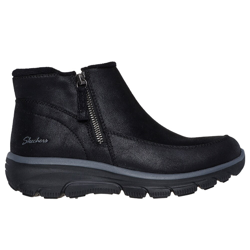 Skechers Womens Boots Easy Going Into Fall Black