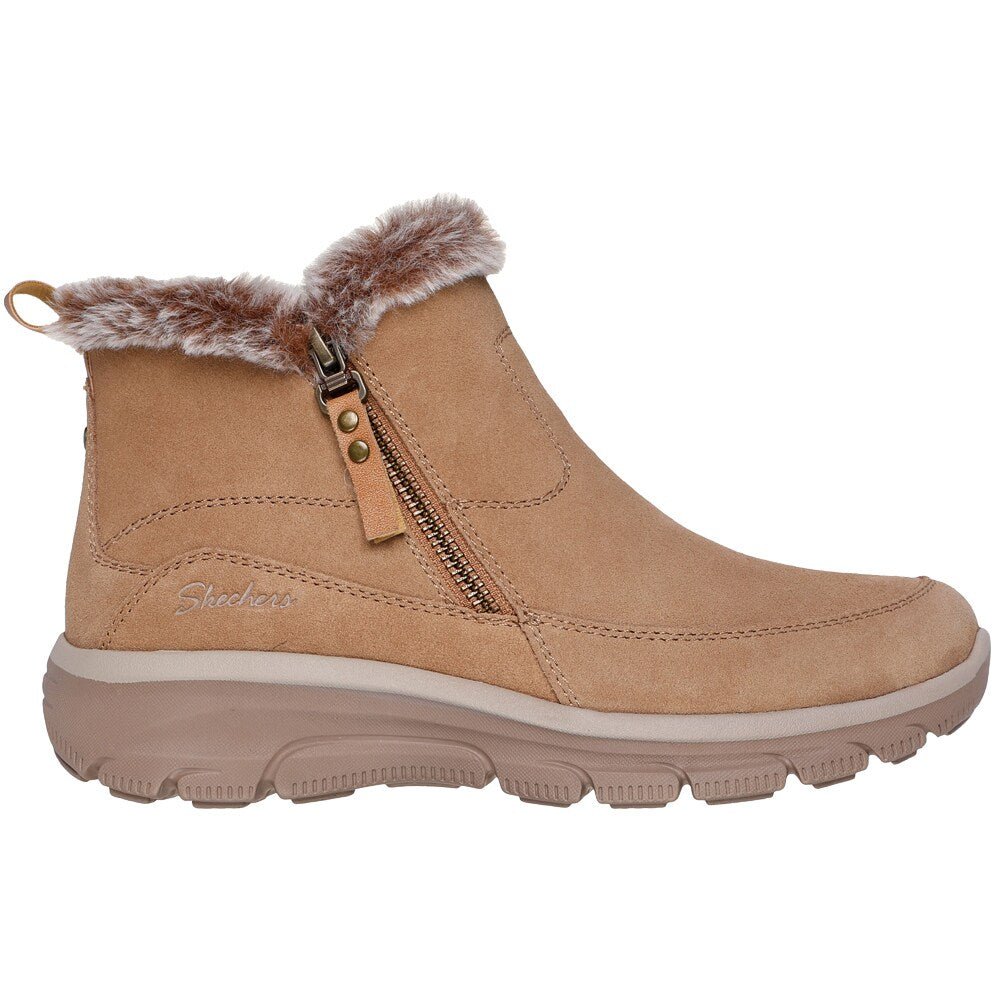 Skechers Womens Boots Relaxed Fit Cool Zip Nature