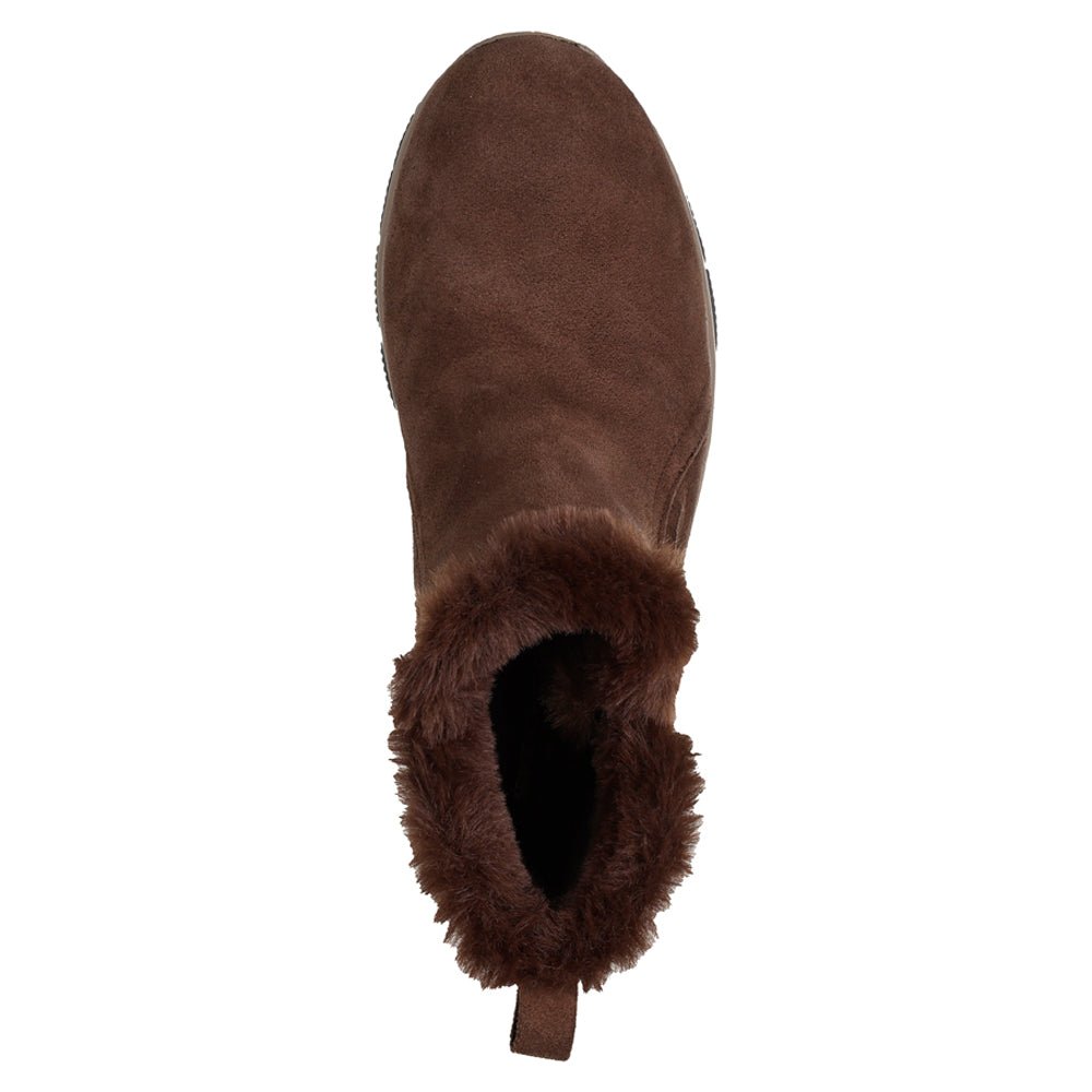 Skechers Easy Going Boots Zip Dame Vanntette Brun