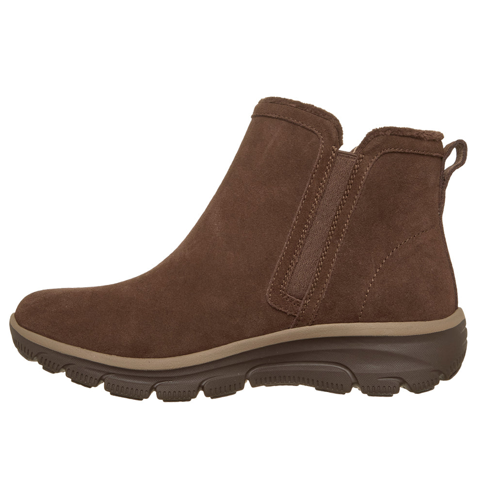 Skechers Easy Going Boots Zip Dame Brun