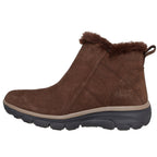 Skechers Easy Going Boots Zip Dame Vanntette Brun