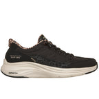 Skechers Cozy Fit Sneakers Dame Slip-Ins Svart Leopard