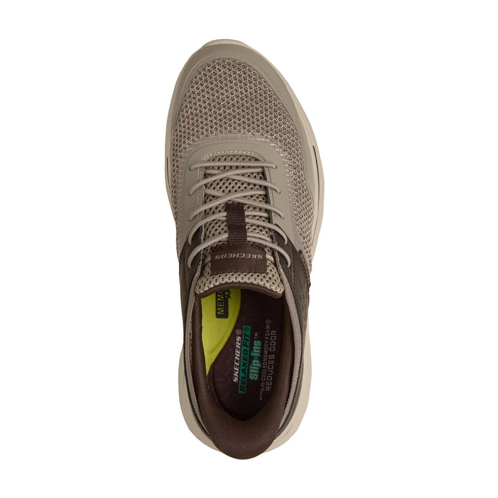 Skechers Mens Sneakers Slip-Ins Nevarro Tavo Brown