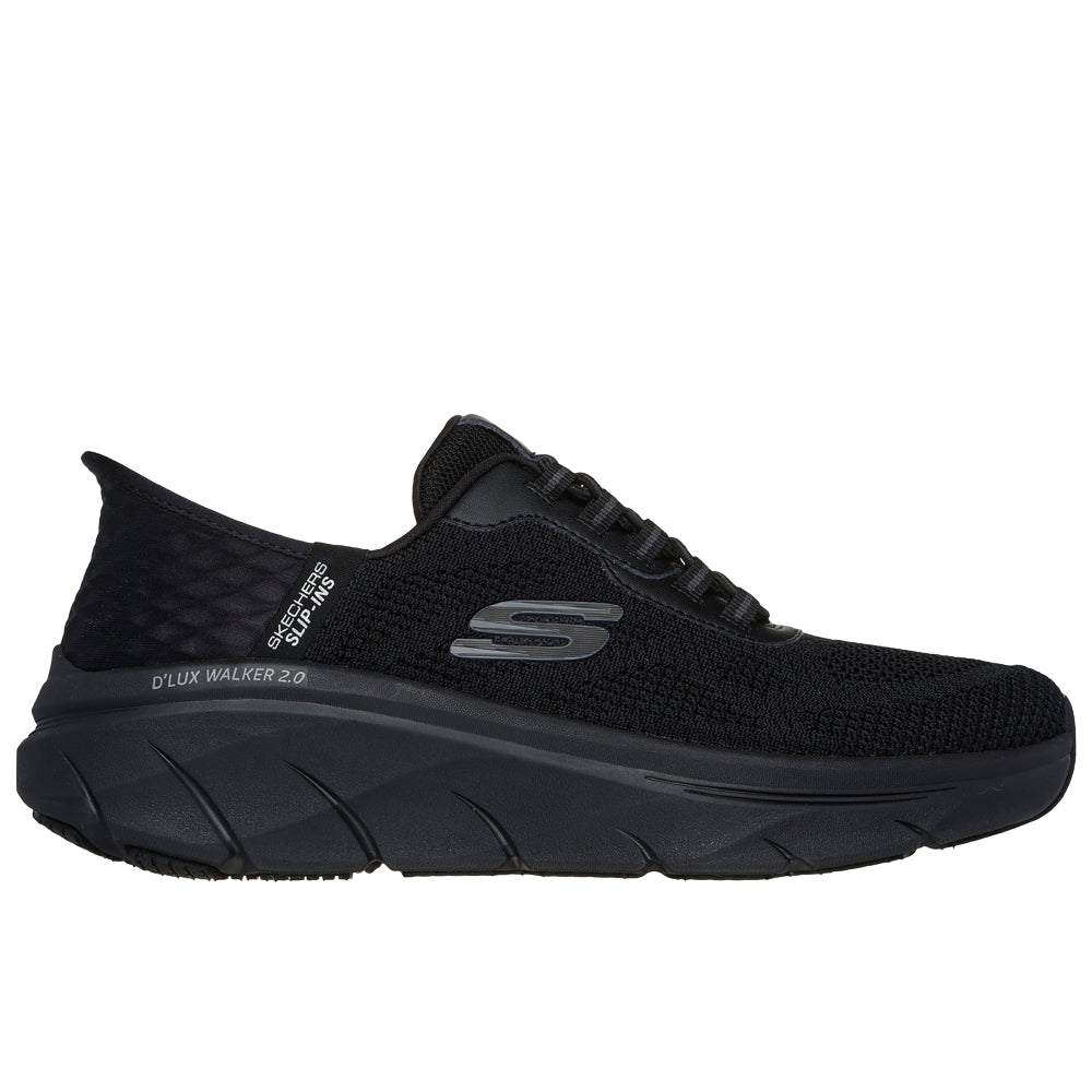Skechers D Lux Walker 2.0 Sneakers Herre Slip-Ins Svart