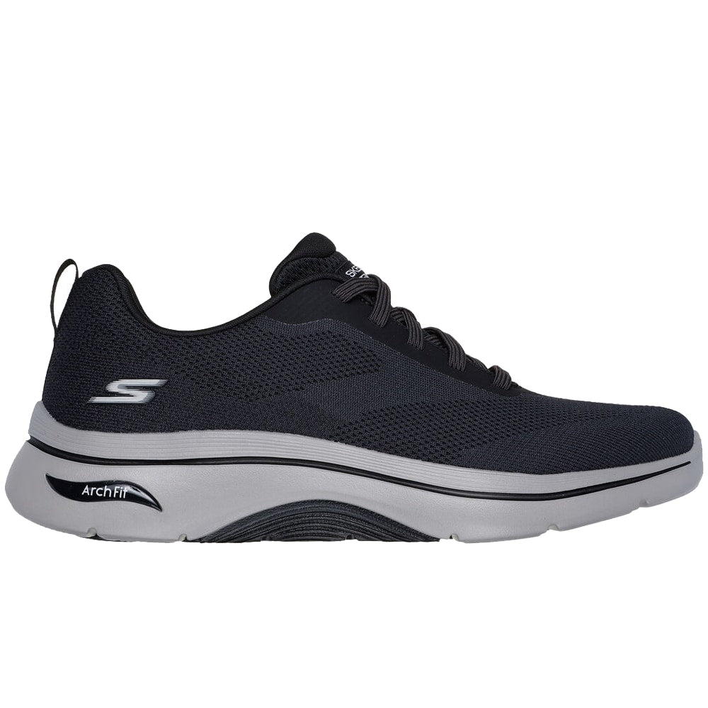 Skechers Mens Go Walk Arch Fit 2.0 Black Grey