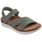 Skechers Lifted Comfort Sandaler Dame Olive