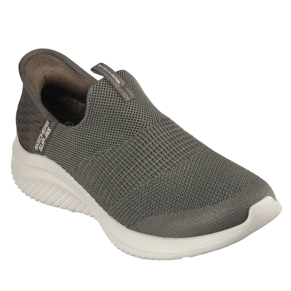 Skechers Womens Ultra Flex 3.0 Slip-Ins Olive
