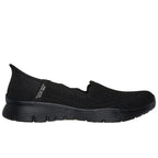 Skechers Seager Ballerinasko Dame Slip-Ins Svart