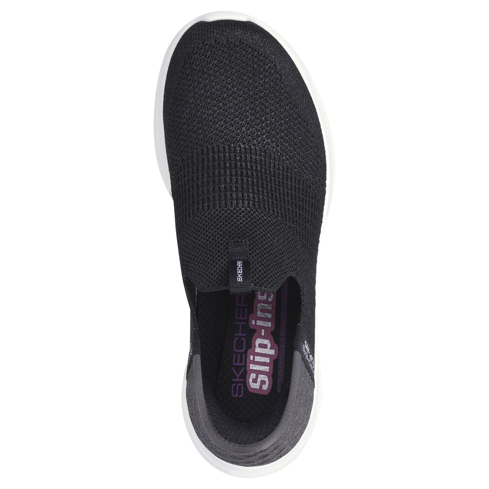 Skechers Womens Ultra Flex 3.0 Slip-Ins Svart Hvit