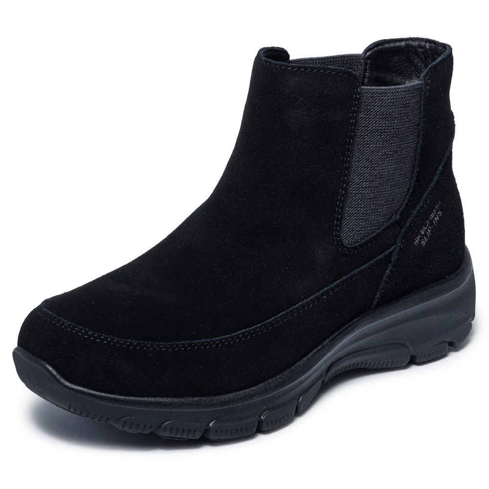 Skechers Easy Going Chelsea Boots Dame Slip-Ins Svart