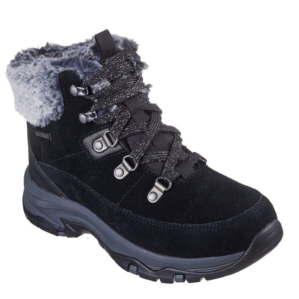 Produktbild 4 - Skechers Womens Trego Boots Waterproof Black