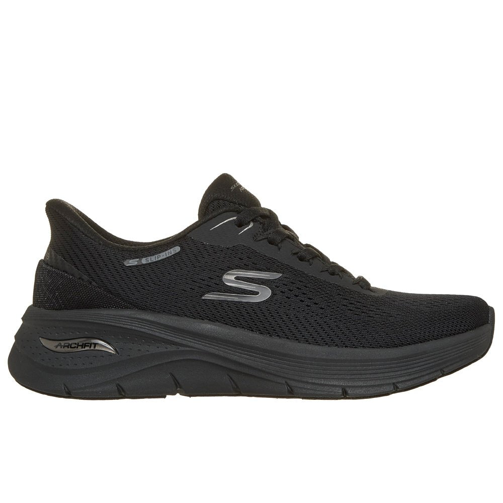 Skechers True Step Sneakers Dame Arch Fit 3.0 Slip-Ins Svart