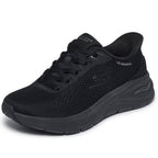 Skechers True Step Sneakers Dame Arch Fit 3.0 Slip-Ins Svart