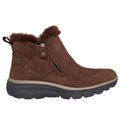 Skechers Easy Going Boots Zip Dame Vanntette Brun