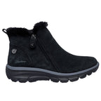 Skechers Easy Going Boots Zip Dame Vanntette Svart