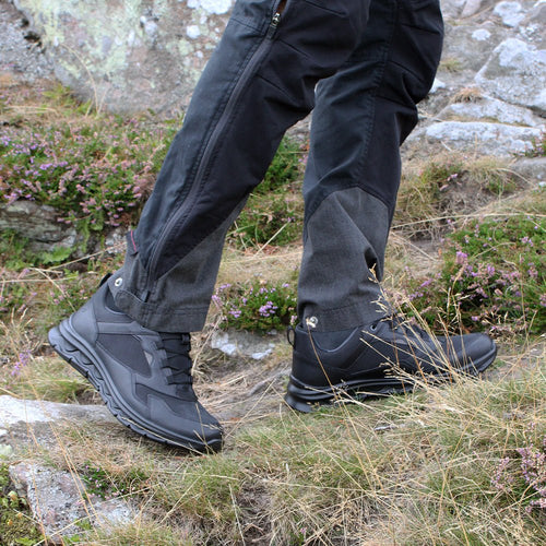 Minfot Dex Sko Herre Skinn Svart