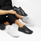 Minfot Aveny Sneaker Dame Skinn Svart