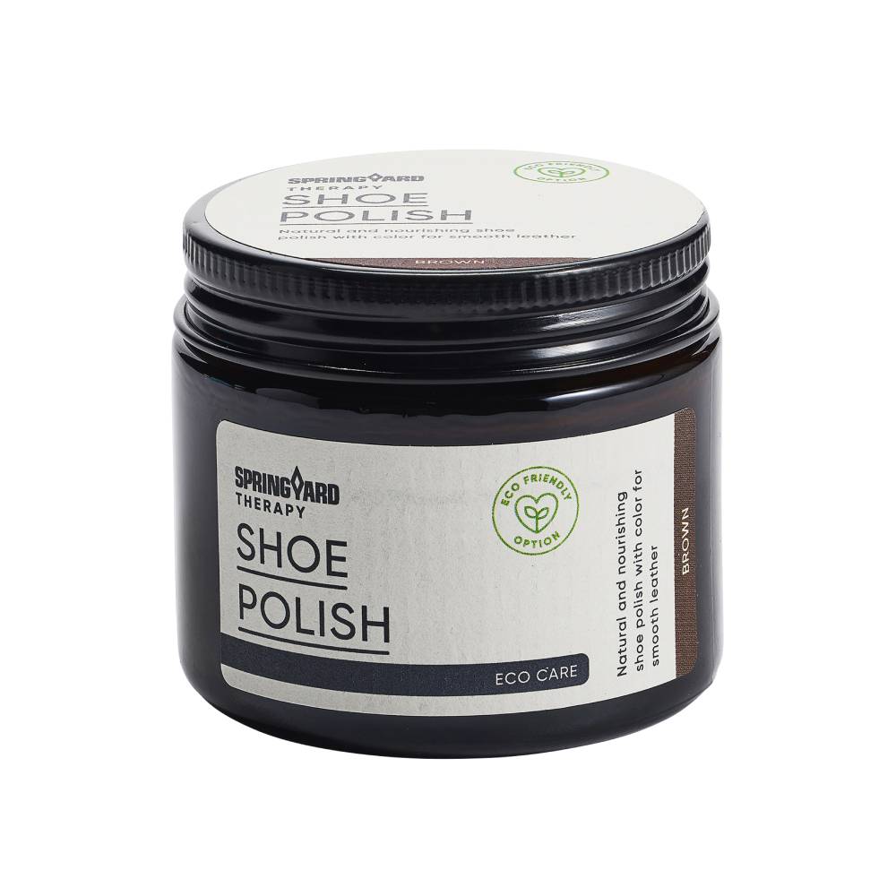 Springyard Shoe Polish Skokrem Lær Brun
