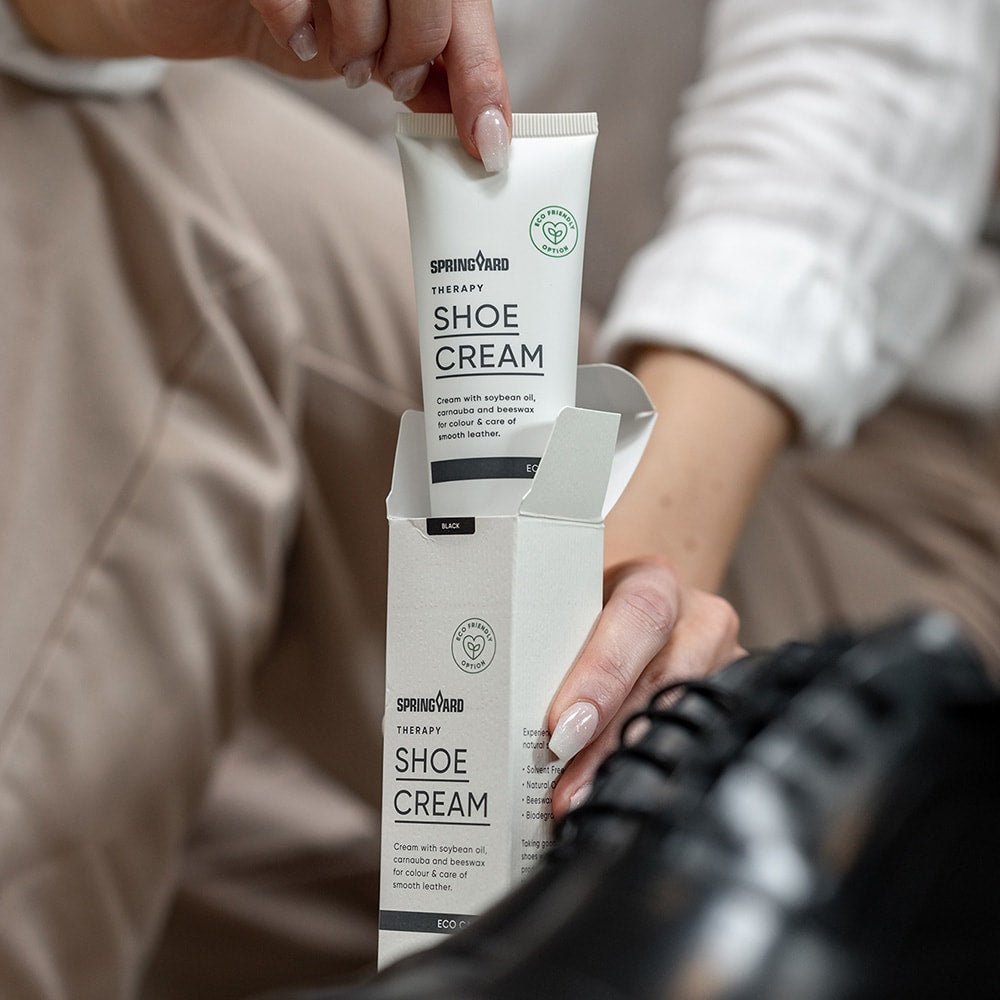 Springyard Skokrem Lær Svart