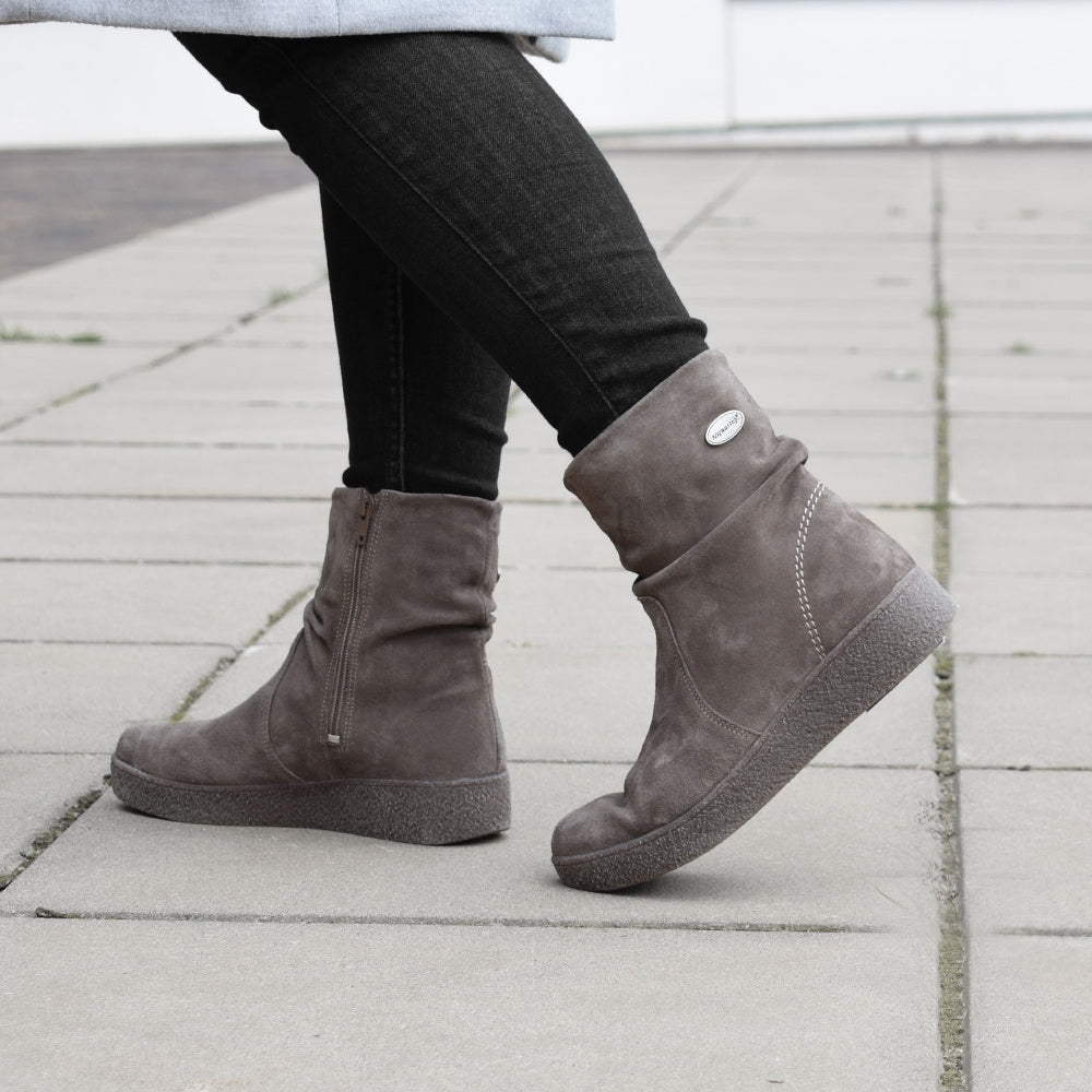 Minfot Marina Støvler med Glidelås Aquastop-TEX Taupe