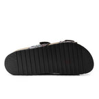 Minfot Sandaler Myk Bio Tropical Flowers Svart