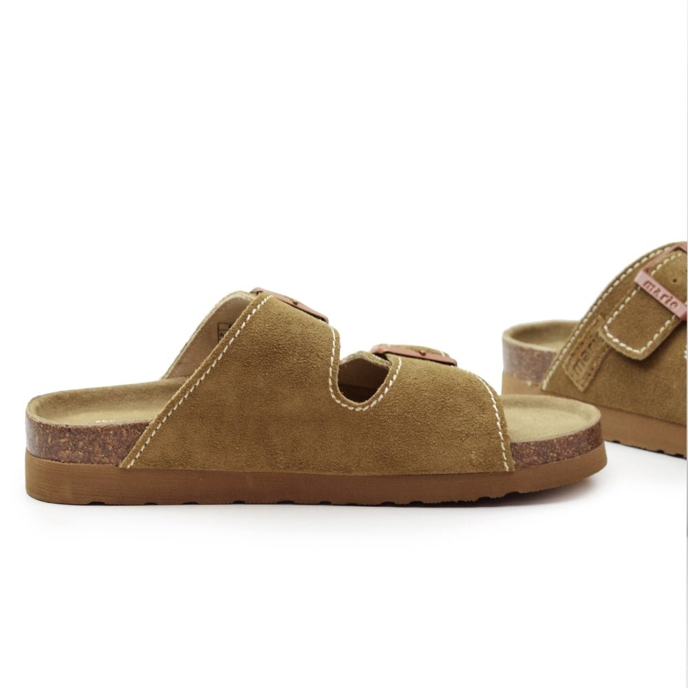 Sköna Marie Sandal Dame Lolo Golden Brown