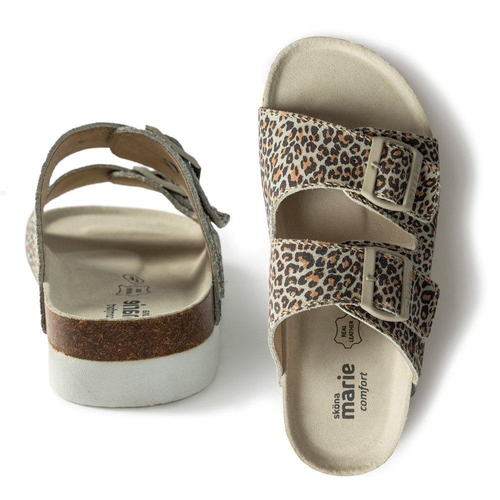 Sköna Marie Sandaler Lolo Leopard