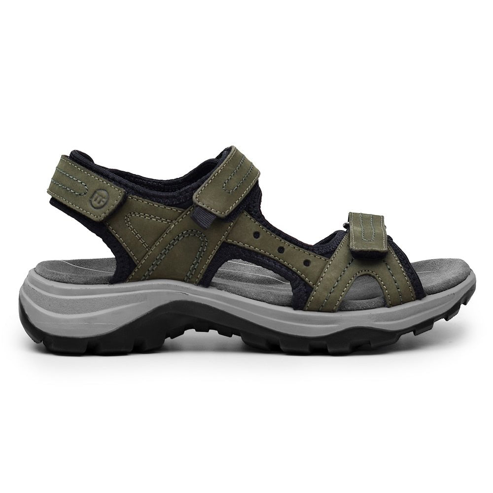 Produktbild 3 - Minfot Sandaler Sandhamn Dam Nubuck Olivgrön