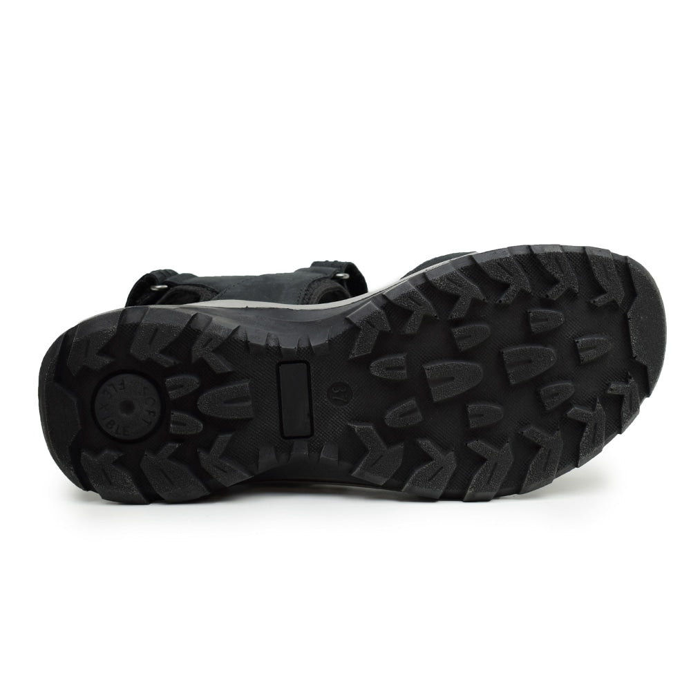 Minfot Sandaler Sandhamn Dame Nubuck Black