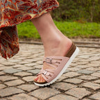 Scholl Sandal Dame Ystad Rosa