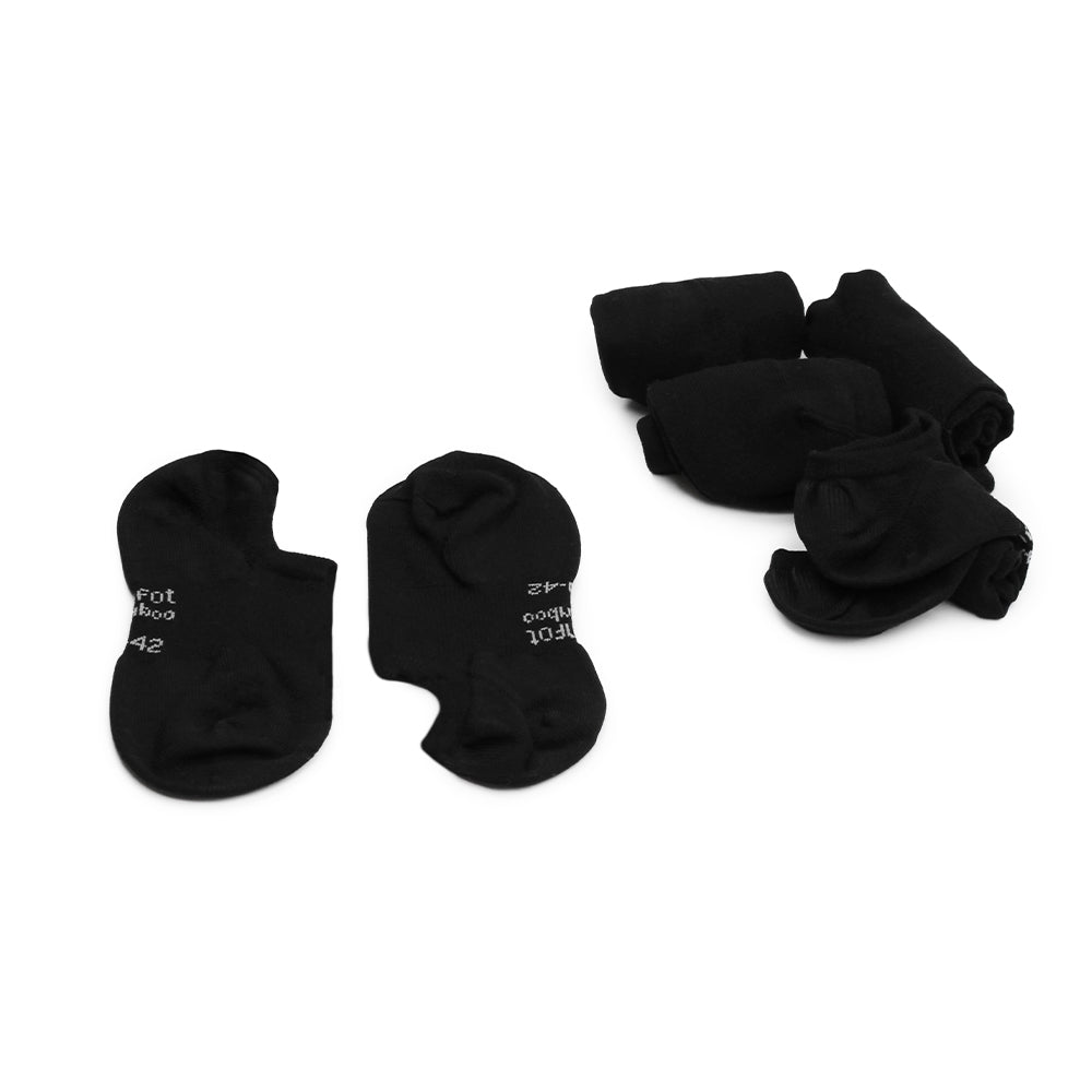 Produktbild 2 - Minfot Ankelstrømper Bambus Svart 5-pk