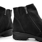 Minfot Aaltonen Brede Boots Grip+ Vasa Semsket skinn Ull Svart