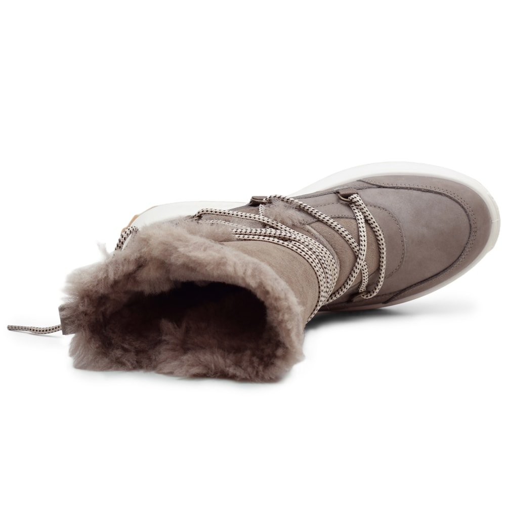 Produktbild 5 - Minfot Arctic Vinterkängor med fårskinn J-TEX Taupe
