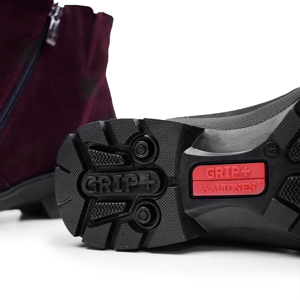 Produktbild 10 - Minfot Aaltonen Breda Boots Grip+ Vasa Mocka Ull Bordeaux