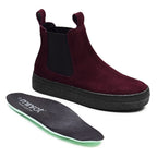 Minfot Chelsea boots Visby Semsket skinn Bordeaux