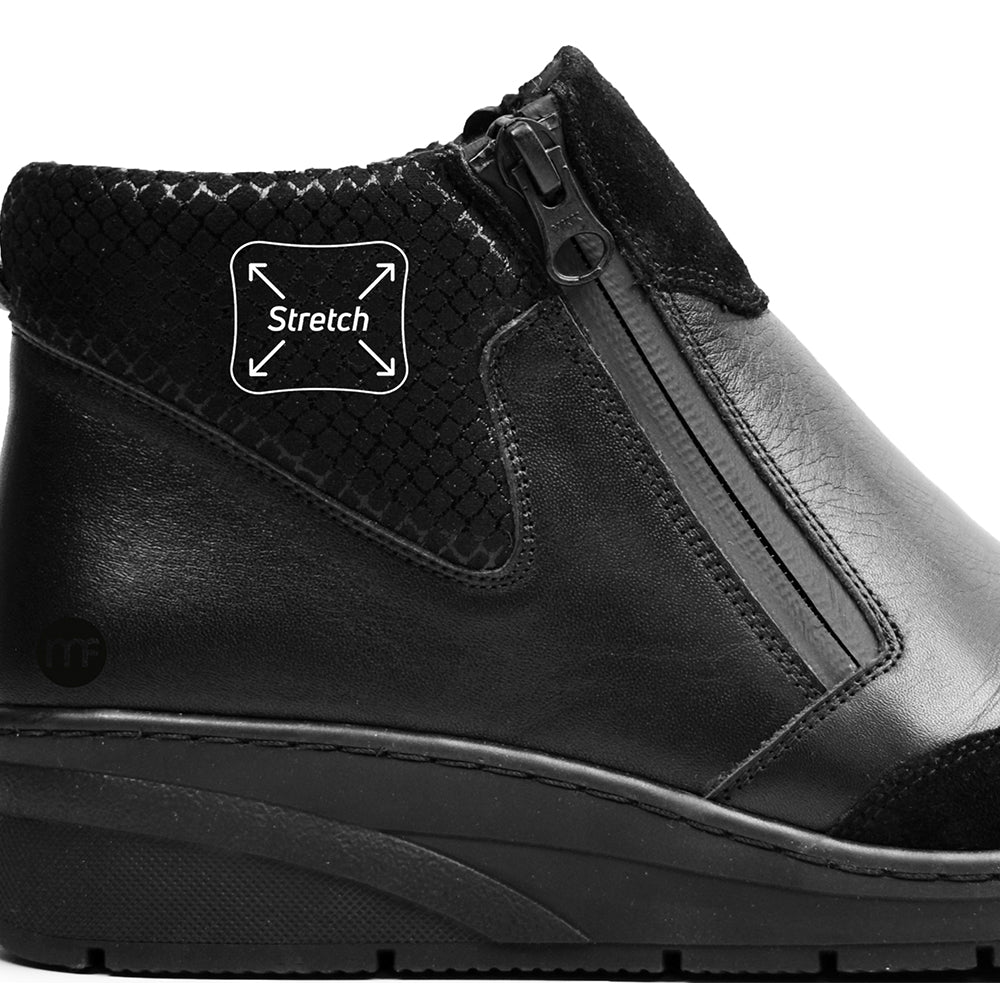 Produktbild 4 - Minfot Hilma Boots med Glidelås TEX-membran Svart