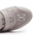 Minfot Way Sneaker Bred Stretch med Borrelåsband Beige