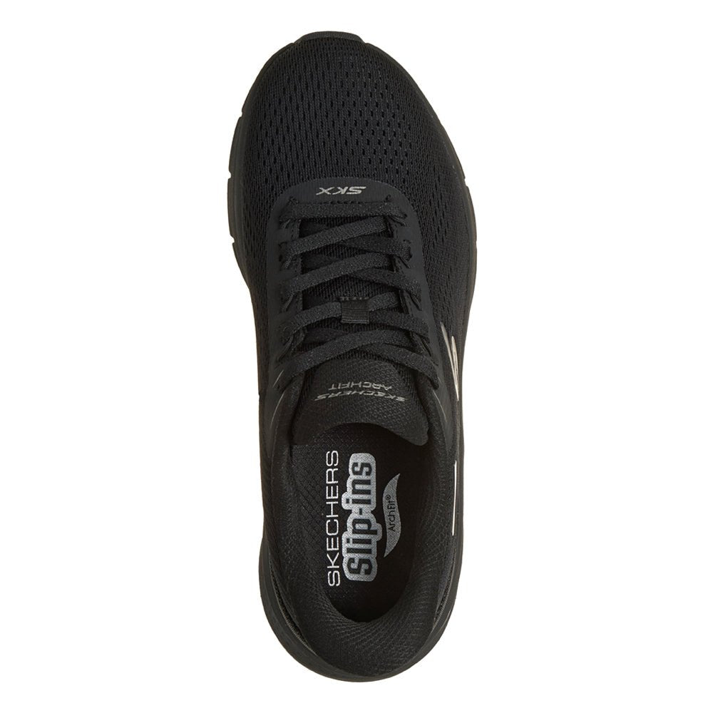 Skechers True Step Sneakers Dame Arch Fit 3.0 Slip-Ins Svart