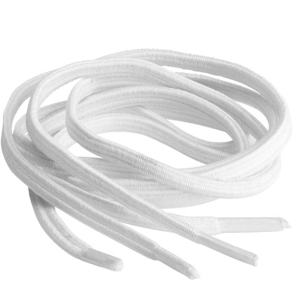 Springyard Skolisser Flat Elastic White