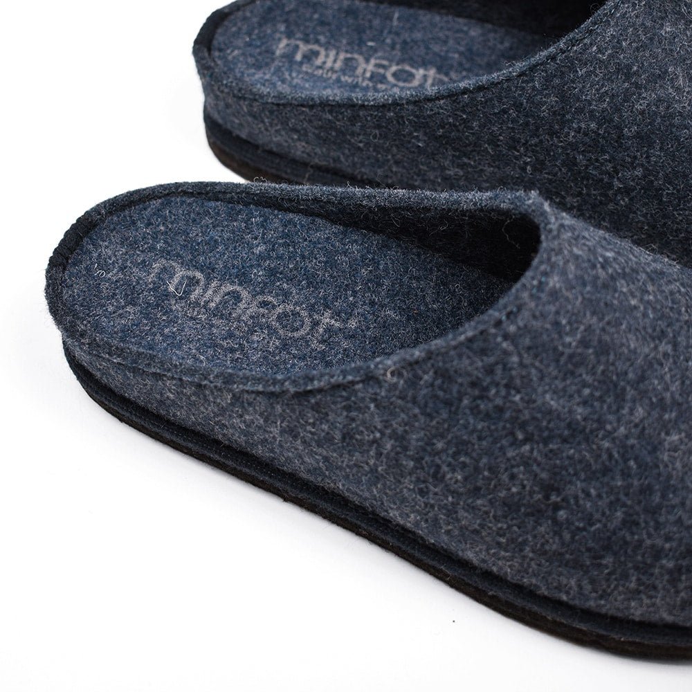 Minfot Tøfler Slip-on Viken Ull Navy