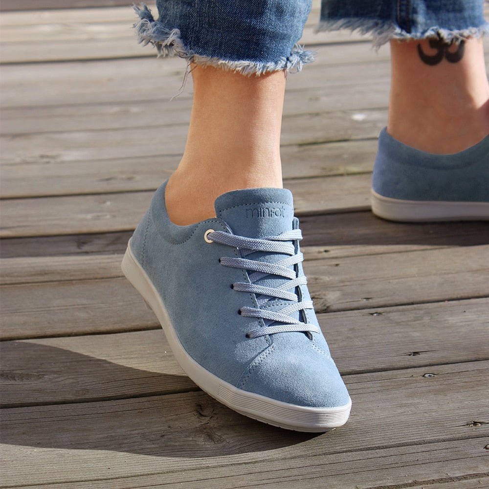 Produktbild 10 - Minfot Aveny Sneaker Mocka Ljusblå