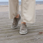 Minfot Aveny Sneaker Dame Semsket skinn Khaki