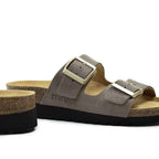 Minfot Sandaler Myk Bio Moa Semsket skinn Grå