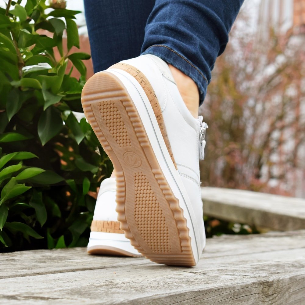 Produktbild 11 - Minfot Alley Sneaker Stretch med glidelås, hvit