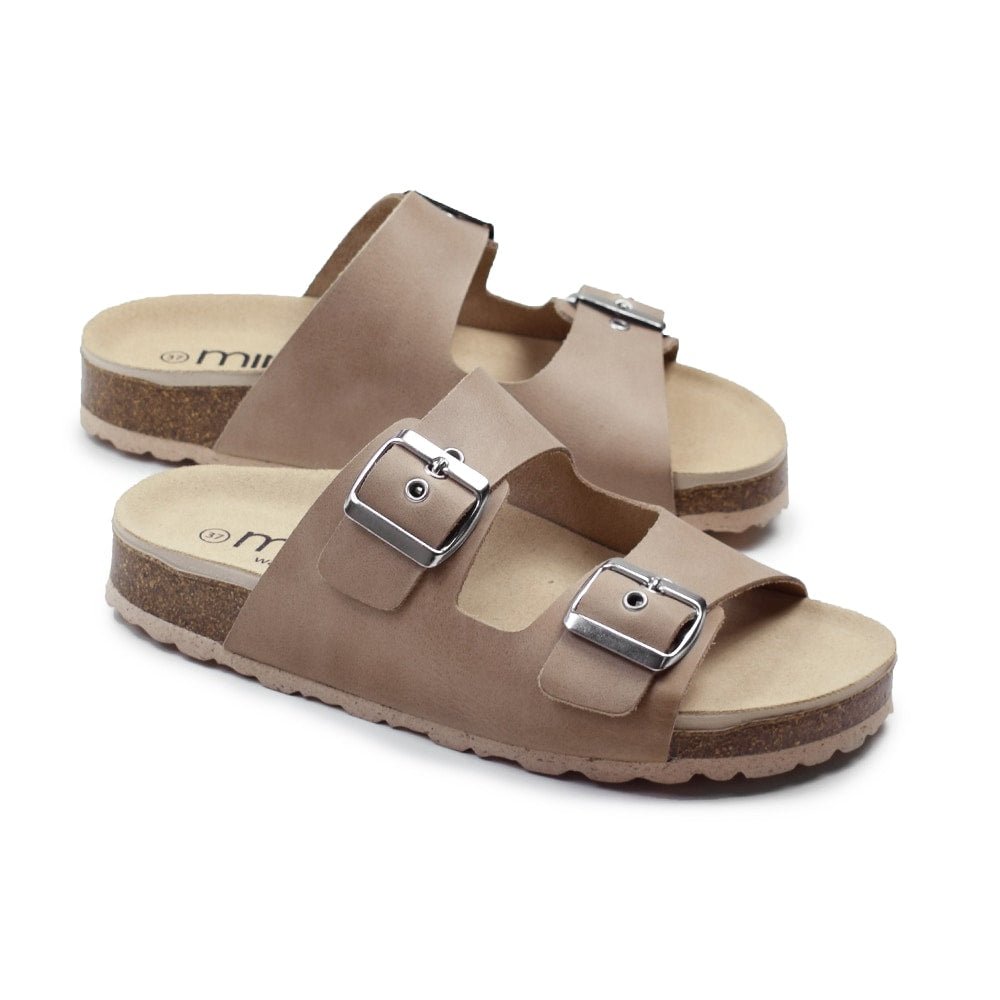 Minfot Sandaler Primo Soft Ayo Lær Stone